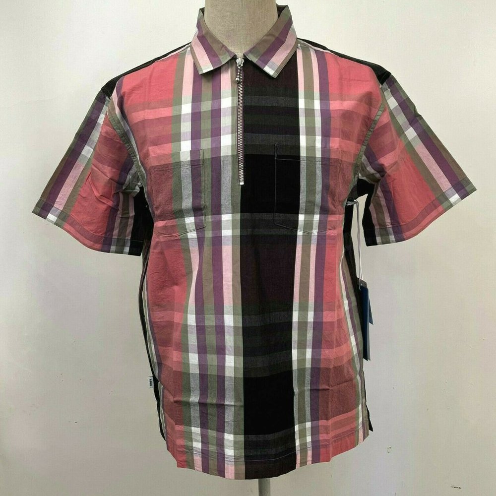 Obey SS Organic Cotton Woven Polo "Menace"
